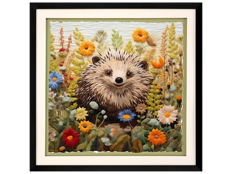 Paragon Patchwork Hedgehog Shadow Box
