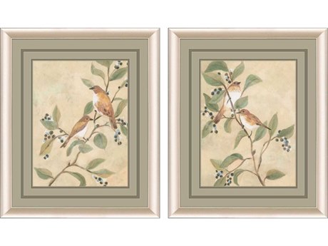 Paragon Songbird Fresco Wall Art Set of 2