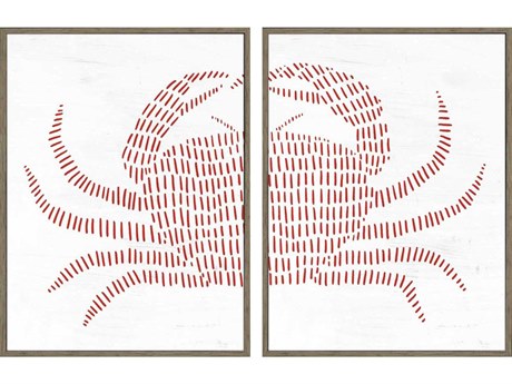 Paragon Spotted Crab Wall Art Set of 2