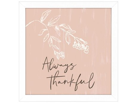 Paragon Florals Always Thankful Wall Art