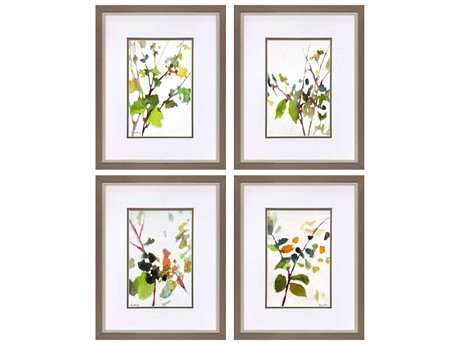 Paragon Florals Botanical Reverie Wall Art Set of 4
