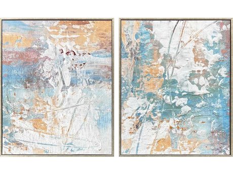 Paragon Abstract Textural Abstract-II Wall Art Set of 2