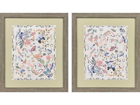 Paragon Florals Garden Friends Wall Art Set of 2