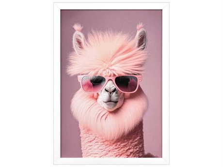 Paragon Animals Llama in Sunglasses Wall Art