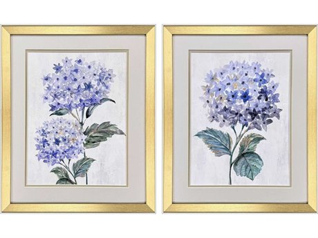 Paragon Florals Pretty in Purple Wall Art Set of 2