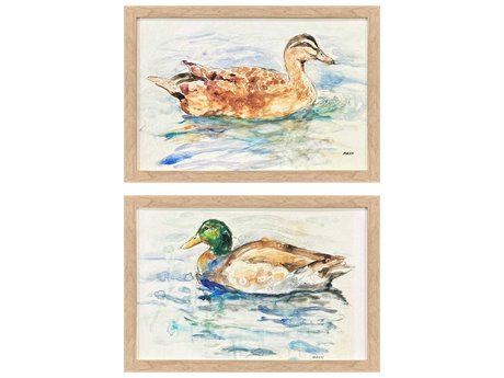 Paragon Animals Water Duck Wall Art Set of 2