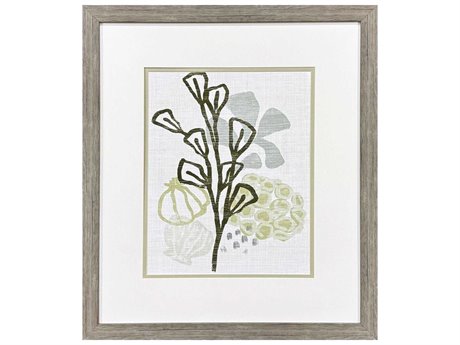 Paragon Waterside Coral Blockprint-II Wall Art