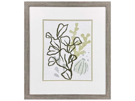 Paragon Waterside Coral Blockprint-IV Wall Art