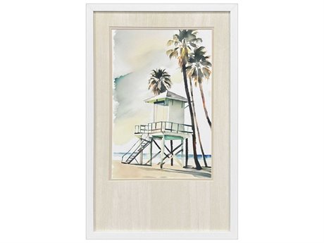 Paragon Waterside Boho Beachy Green Wall Art