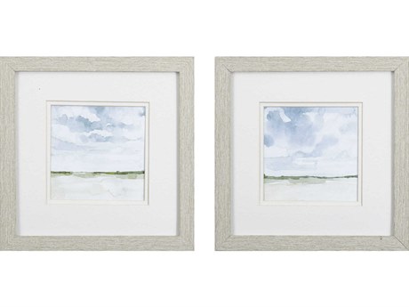 Paragon Landscapes Field After Rain Wall Art Set of 2