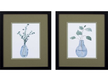 Paragon Florals Misty Wall Art Set of 2