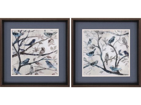 Paragon Florals Morning Song Wall Art Set of 2