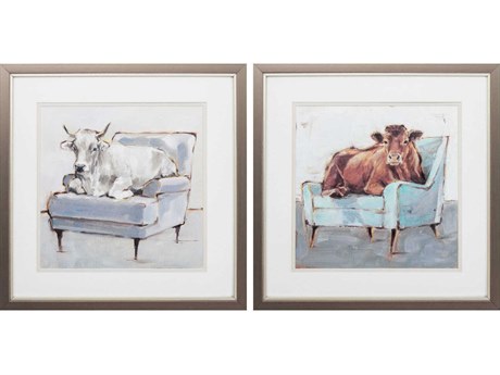 Paragon Farmhouse Mooving In Wall Art Set of 2