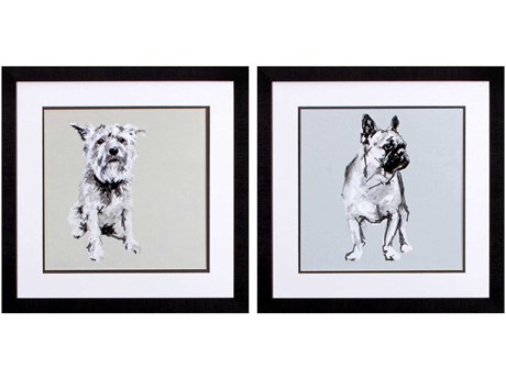 Paragon Animals Modern Dog-A Wall Art Set of 2