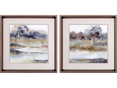 Paragon Landscapes Silent Waters Wall Art Set of 2