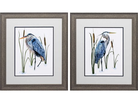 Paragon Waterside Beside The Lake Wall Art Set of 2