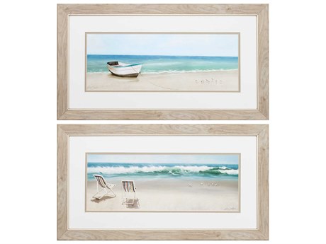 Paragon Waterside Tides View Wall Art Set of 2