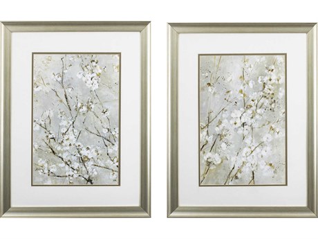 Paragon Florals Blossoms Wall Art Set of 2