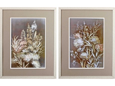Paragon Florals Delicate Bunch Wall Art Set of 2