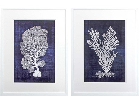 Paragon Waterside Sea Fan Wall Art Set of 2