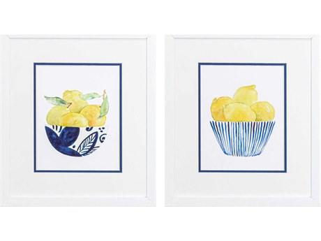 Paragon Culinary Bowl of Lemons Wall Art Set of 2