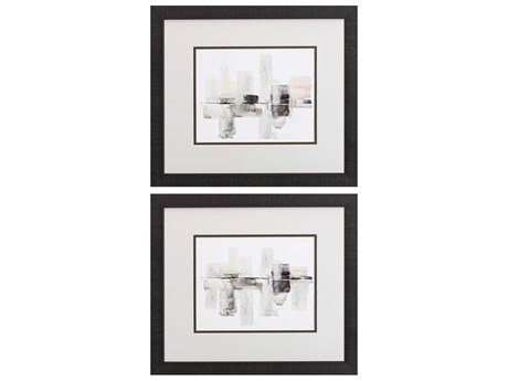 Paragon Abstract Urban Oasis Wall Art Set of 2