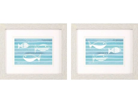 Paragon Animals Tropical Fish Wall Art Set of 2