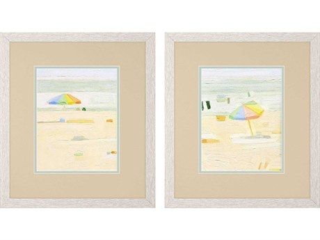 Paragon Waterside Abstract Umbrella Wall Art Set of 2