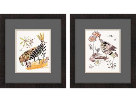 Paragon Animals Glowing Garden-II Wall Art Set of 2