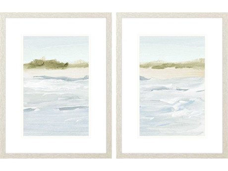 Paragon Waterside View of the Shore Wall Art Set of 2