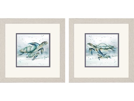 Paragon Animals Swim Lessons Wall Art Set of 2