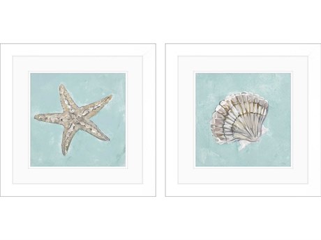 Paragon Waterside Seashell-B Wall Art Set of 2