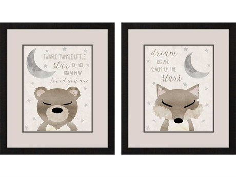 Paragon Animals Goodnight Wall Art Set of 2