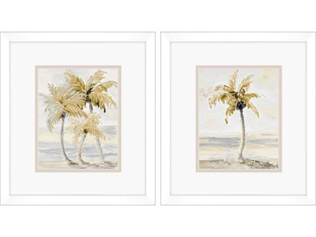 Paragon Gold Palm in Paradise Wall Art Set of 2