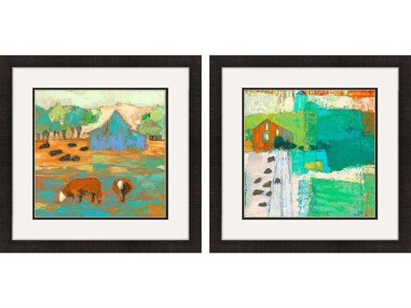 Paragon Powhatan Barn Wall Art Set of 2