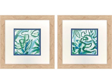 Paragon Florals Jungle Melody-II Wall Art Set of 2