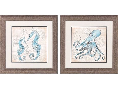 Paragon Animals Water Creatures Wall Art Set of 2
