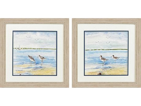 Paragon Animals Sandpiper Beach Wall Art Set of 2