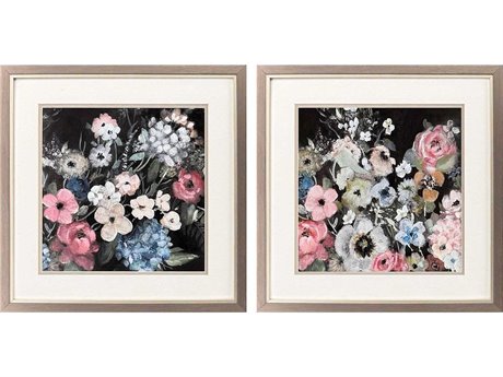 Paragon Florals Vintage Rendezvous Wall Art Set of 2
