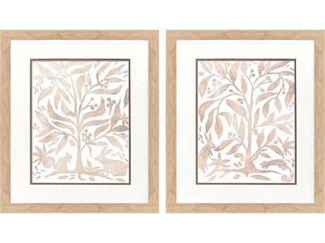 Paragon Animals Woodland Animals Wall Art Set of 2