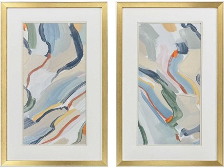 Paragon Abstract Pour Monsieur Wall Art Set of 2