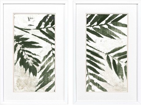 Paragon Florals Revel Leaves Wall Art Set of 2