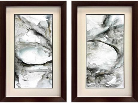 Paragon Abstract Marble Motion Wall Art Set of 2