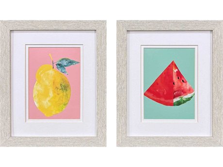 Paragon Culinary Happy Fruit-I Wall Art Set of 2