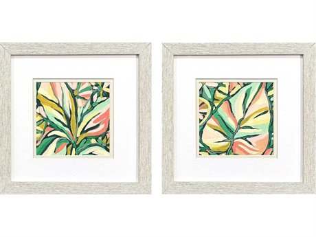 Paragon Florals Candy Tropicals-I Wall Art Set of 2
