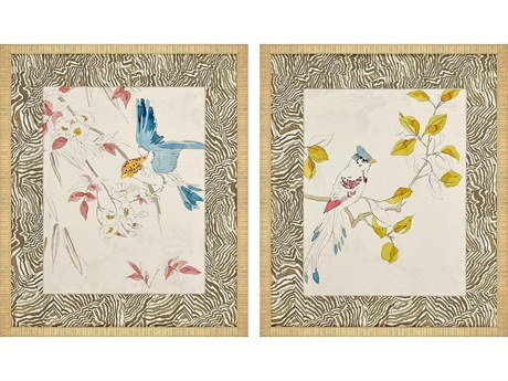 Paragon Animals Rustic Paradise-II Wall Art Set of 2