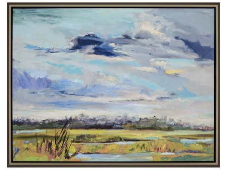 Paragon Waterside Marsh Skies Canvas Wall Art