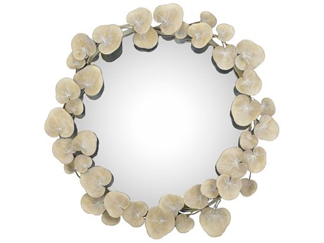 Paragon Eucalyptus Metallic Round Wall Mirror