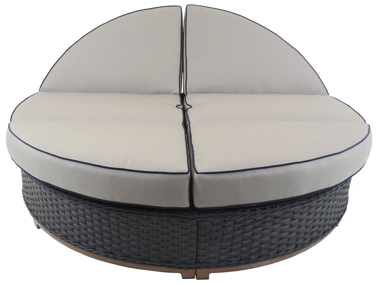 Patio Heaven Moorea Double Round Chaise PAMOOG2PC3