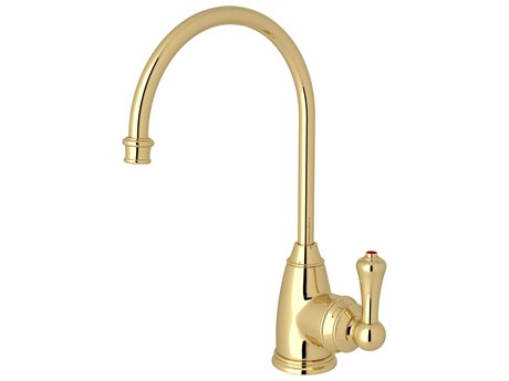 Perrin and Rowe Georgian Era Unlacquered Brass Hot Water Dispenser